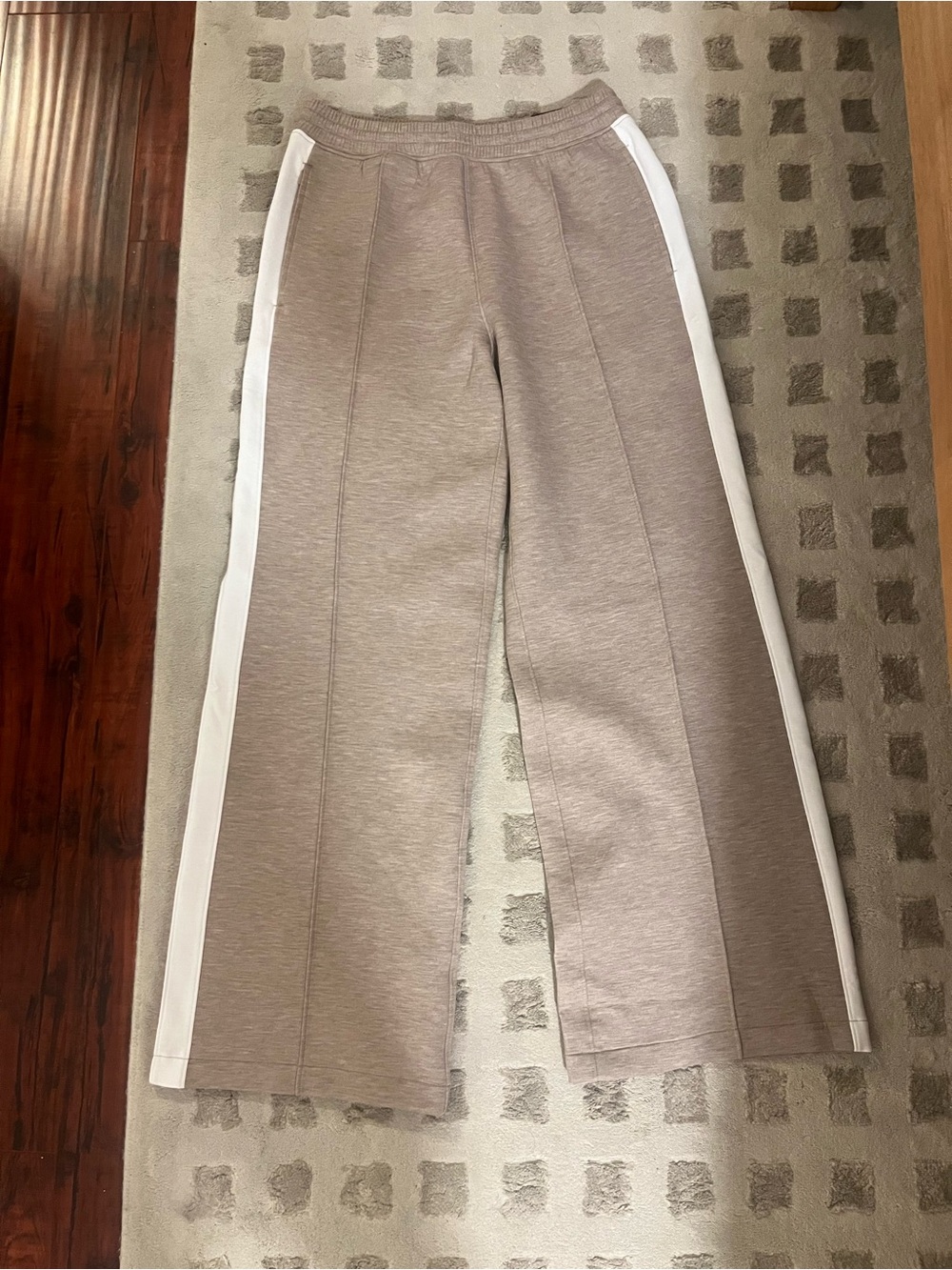 Abercrombie & Fitch Taupe Wide-Leg Track Pants - NWT